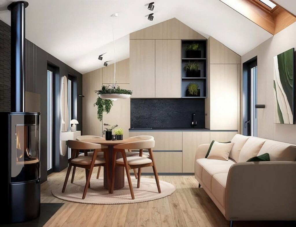 Modular house 46 m² — visualization