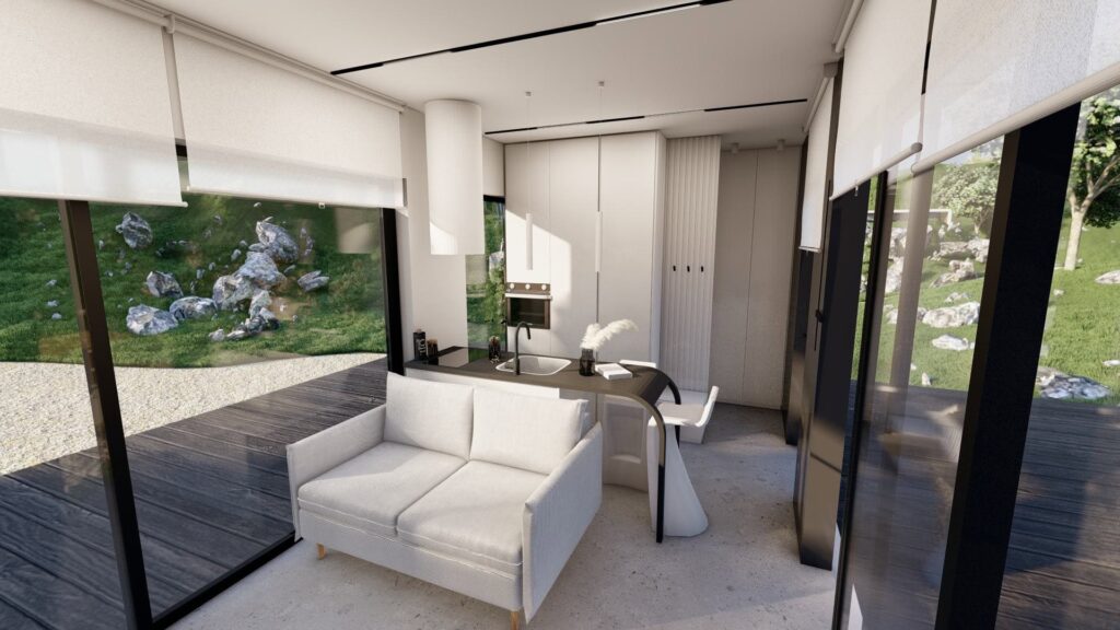 B2B Living area — modular living solutions