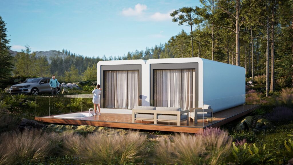 Modul Alpha 60 — modular smart house, visualization