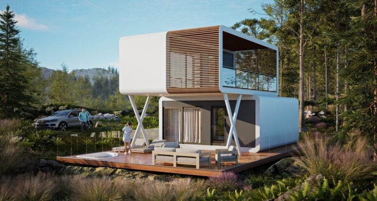 Modul Gamma 80 — modular smart house, visualization