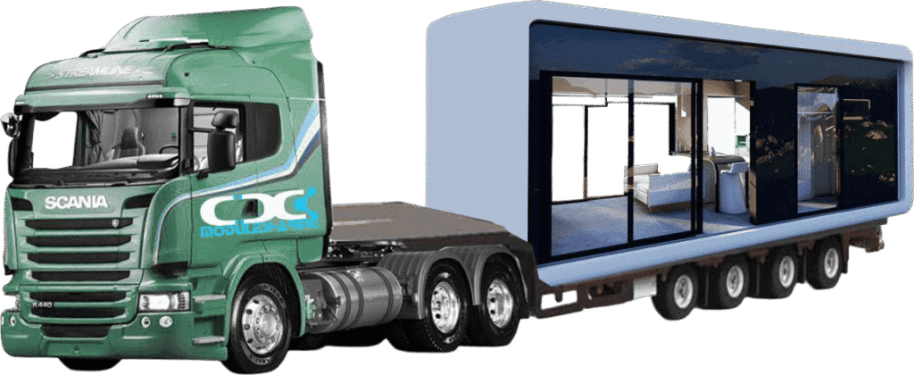 Lieferung & Installation — Modultransport
