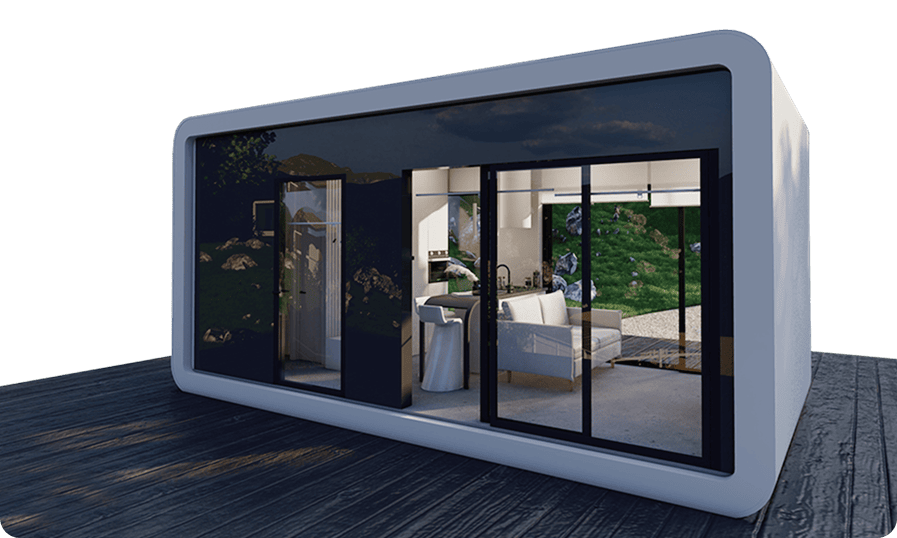 Living area — Hero-visualization of the OX living module